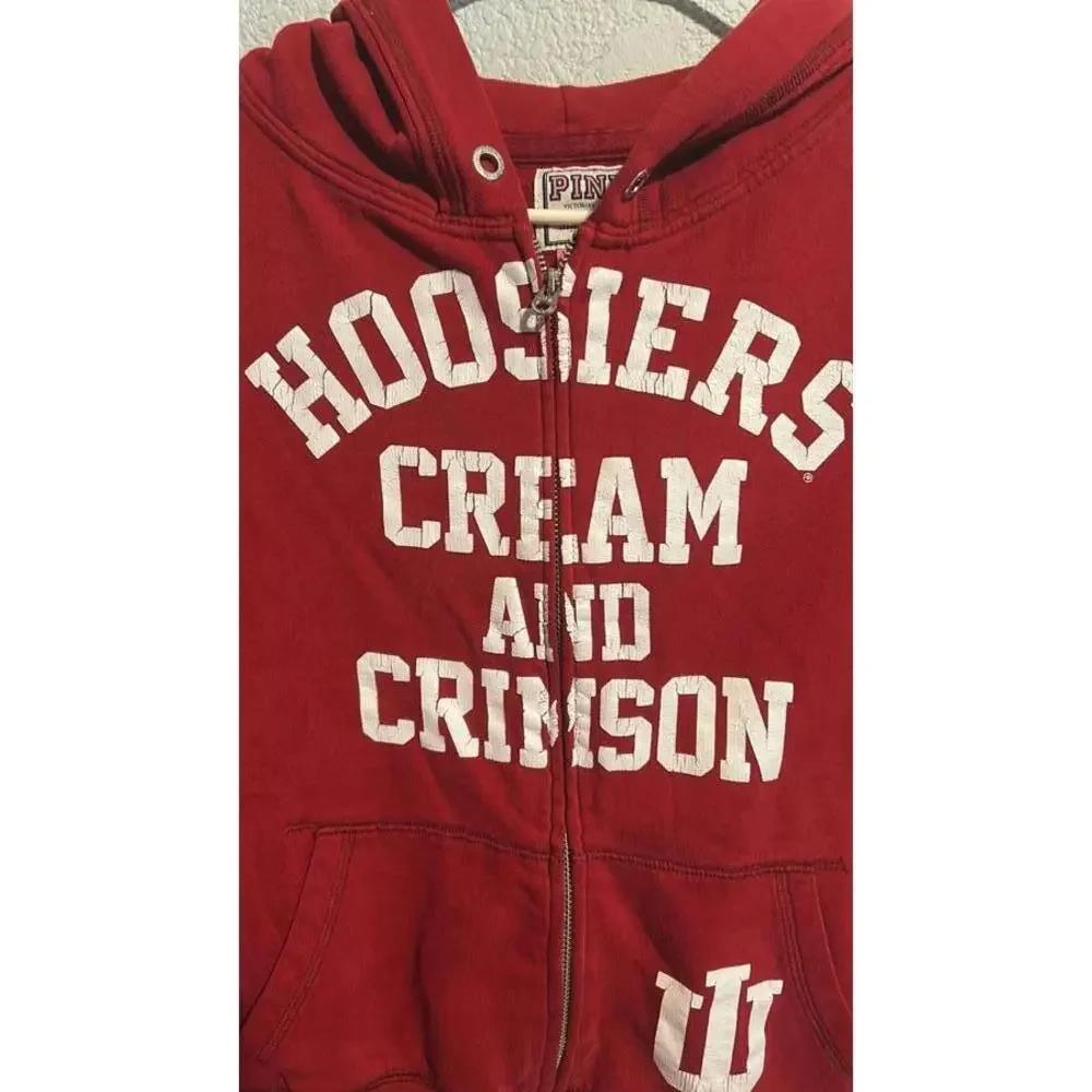 Red Pink Victoria Secret Hoodie - Picture 2 of 8